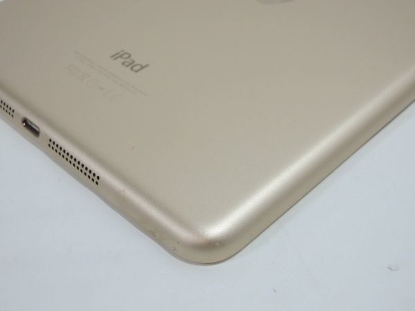 Apple iPad mini 3 MGYR2J/A Wi-Fi+Cellular 16GB A1600 ゴールド 1201_画像5