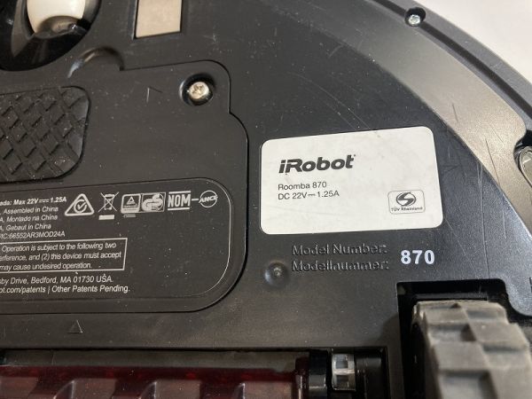 ロボット掃除機 ルンバ870 iRobot 通電のみ ジャンク 現状品 1210_画像10