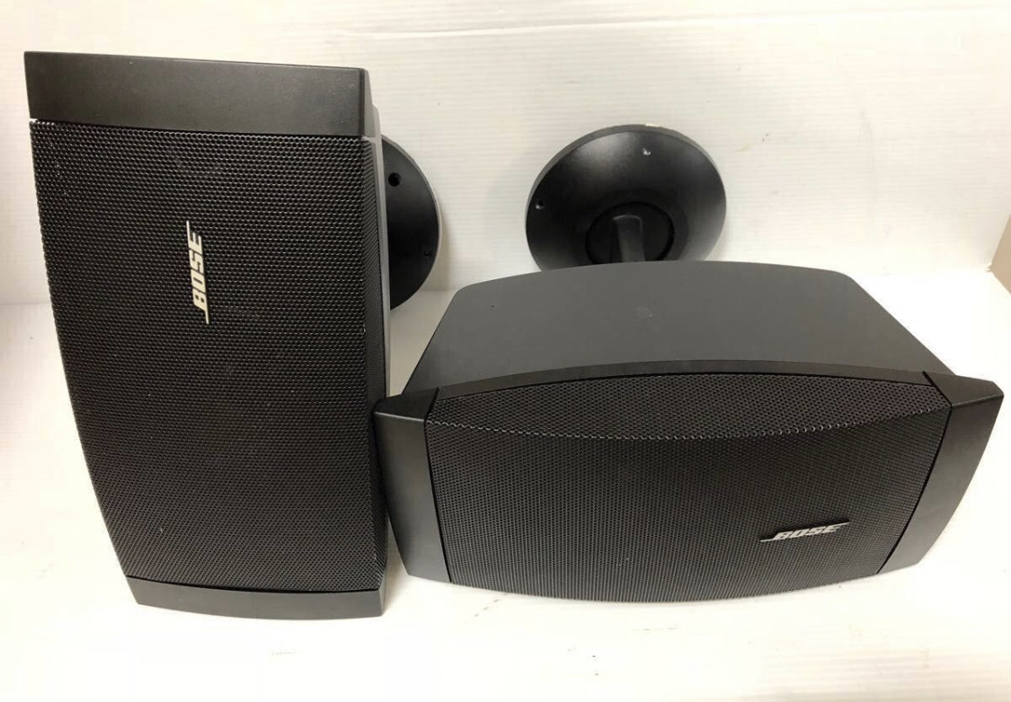 BOSE DS16S FreeSpace Loudspeakers 2台セットブラック　ブラケット付き_画像1