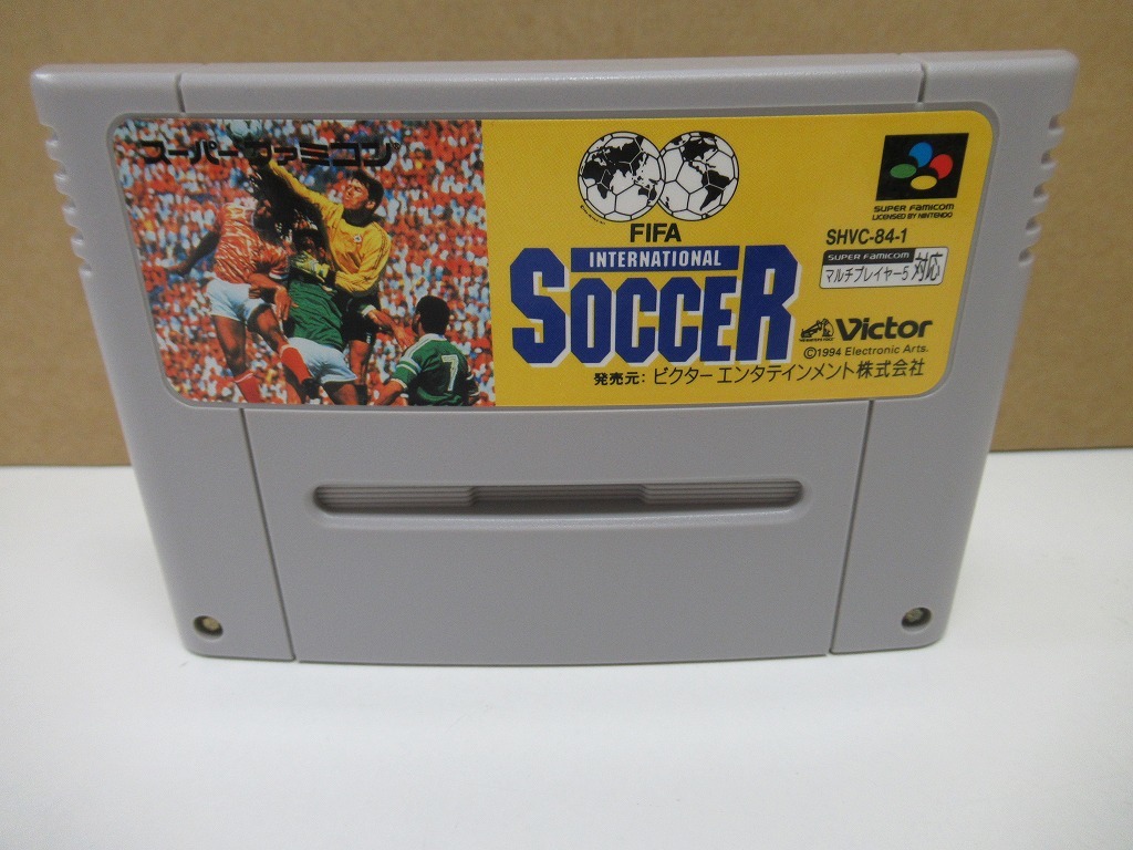 KME13157★SFCソフトのみ FIFA インターナショナルサッカー FIFA INTERNATIONAL SOCCER 起動確認済 クリーニング済 スーファミ_画像1