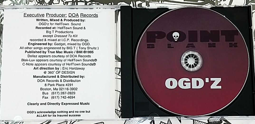 (CD) OGD'Z － Point Blank / G-rap / G-luv / Gangsta / HipHop / Hip Hop / Gラップ / ギャングスタ / ウェッサイ_画像3