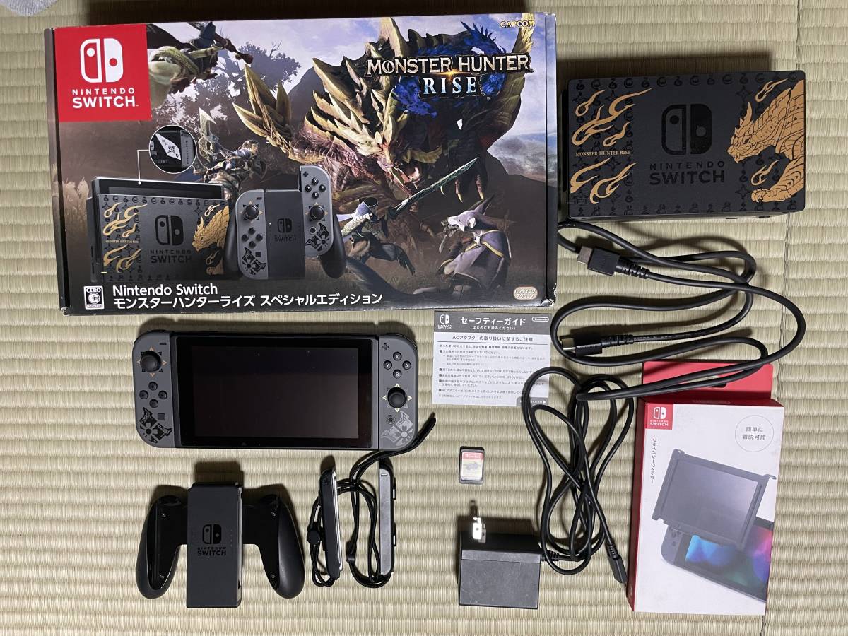 ■送料無料■動作確認済■Nintendo Switch■モンスターハンターライズ スペシャルエディション■ソフト付き■_画像1