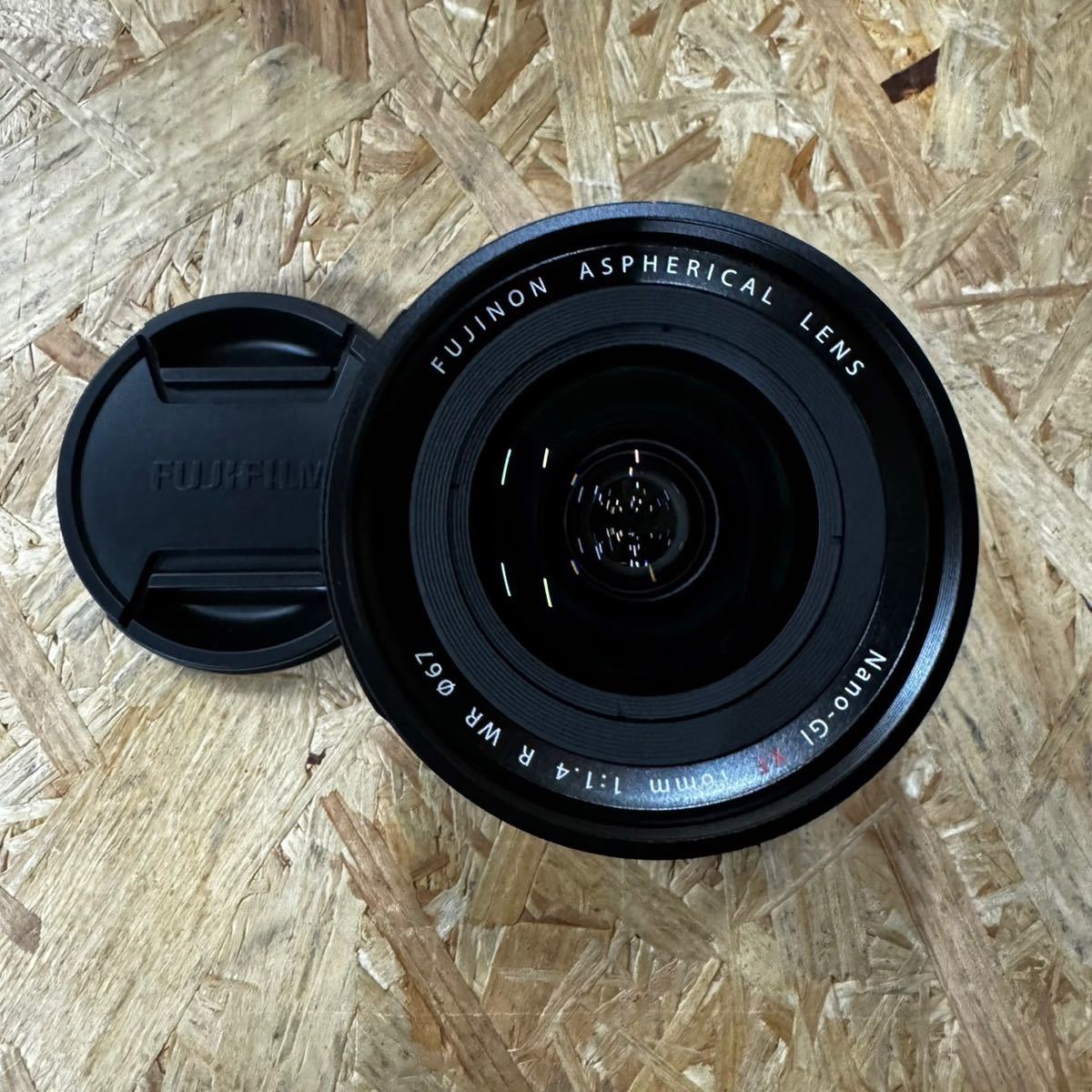 1円スタート FUJIFILM X 交換レンズ フジノン 単焦点 超広角 大口径 16mm F1.4 防塵防滴耐低温 絞りリング F XF16MMF1.4 R WR カメラレンズ_画像4