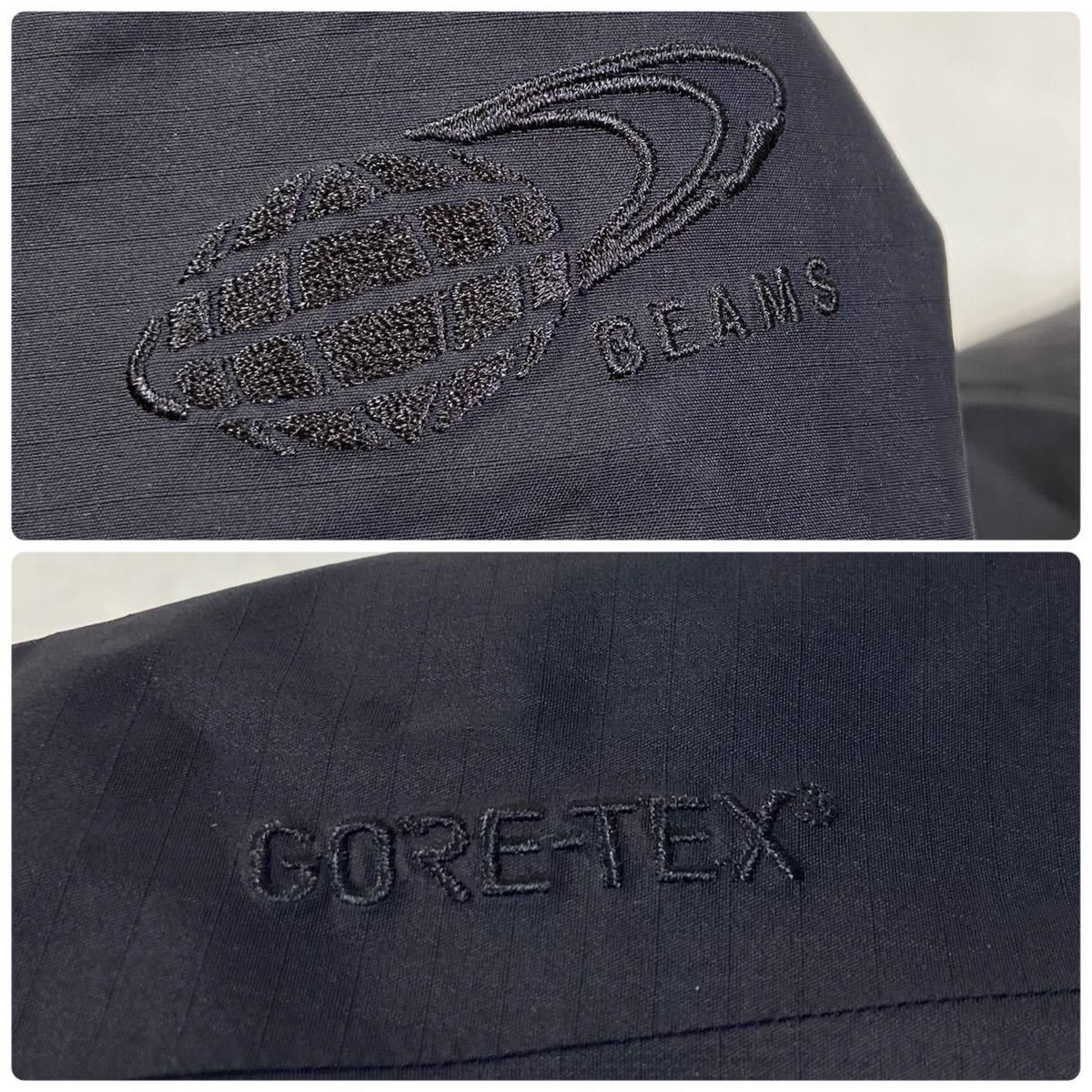 ☆希少☆ ARC'TERYX BEAMS レインボー　虹刺繍　GORE-TEX ZETA SL ナイロンジャケット マウンテンパーカー_画像4