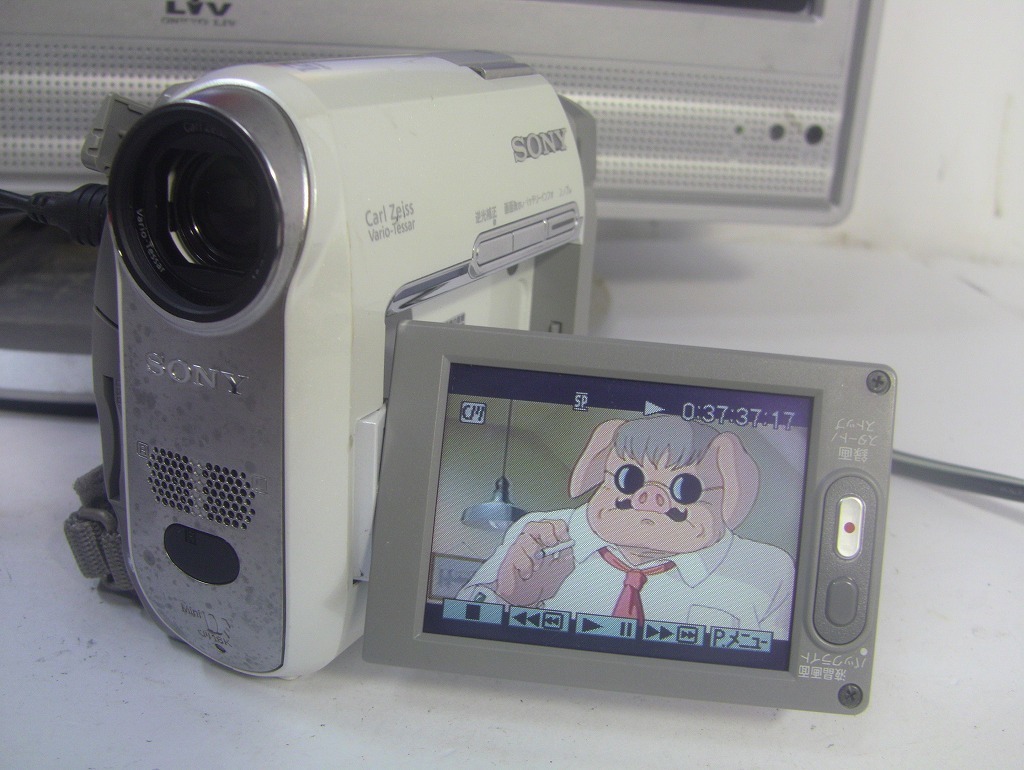 【動作確認済み・MiniDVビデオカメラ・ダビングにご使用ください！】SONY MiniDVビデオカメラ DCR-HC40/0461