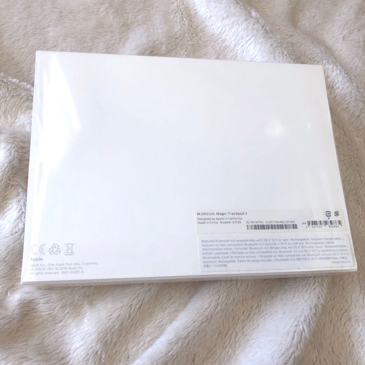 Apple Magic Trackpad アップル マジックトラックパッド MJ2R2J A A1535