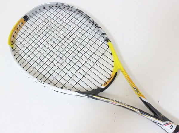 ○ YONEX ソフトテニス ラケット LASERUSH 9V ＆ 5V 2本セット ○MOF08267 レーザーラッシュ LR9V LR5V オレンジ イエロー 軟式 ヨネックス_画像6