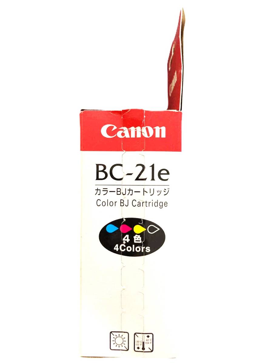 未開封 純正 ４色 Canon BC-21e BCI-21 カラー ブラック Canon 純正インク BJカートリッジ_画像3