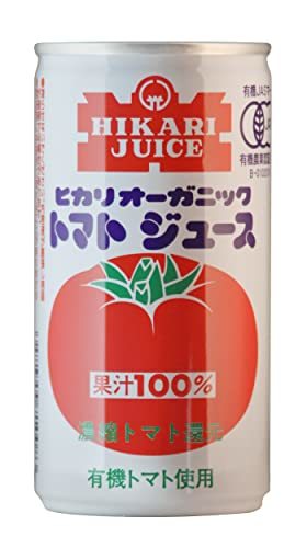 光食品 オーガニックトマトジュース 有塩 190g×30本_画像1