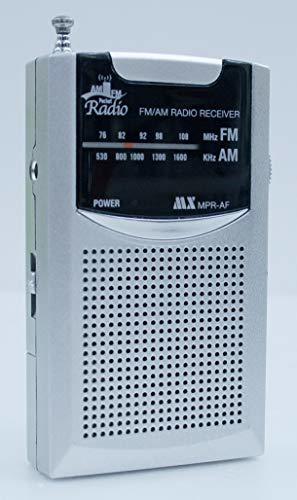 ポケットラジオ 携帯ラジオ 電池式 高感度 AM FM ワイドFM対応 小型軽量 イヤホン スピーカーどちらでも聞ける 防災用の常_画像2