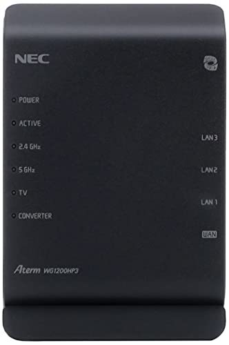 NEC 無線LAN WiFi ルーター dual band Wi-Fi5 (11ac) / WG1200HP3 Atermシリーズ_画像8