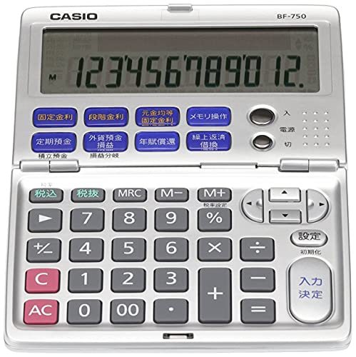  Casio financial calculator . on repayment *.. count correspondence folding notebook type BF-750-N