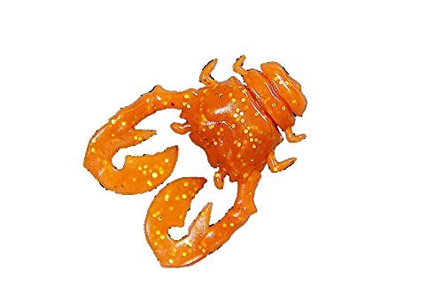 JACKALL(ジャッカル) ワーム ちびチヌ蟹 1インチ オレンジゴールドフレーク ルアー_画像1