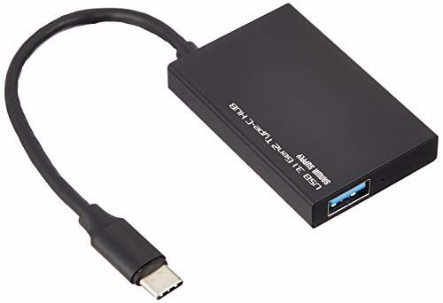 サンワサプライ USB3.1 Gen2対応 Type-Cハブ USB-3TCH18BK_画像1