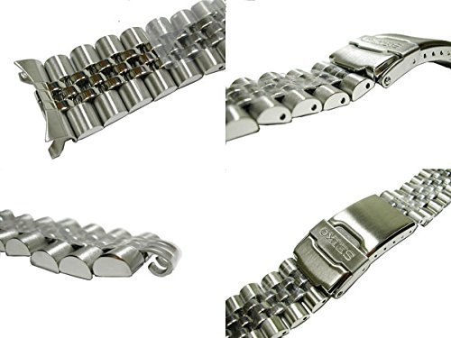 ( Seiko )SEIKO clock band 22mm stainless steel breath band ( belt ) foreign model SKX007 SKX009 original 4