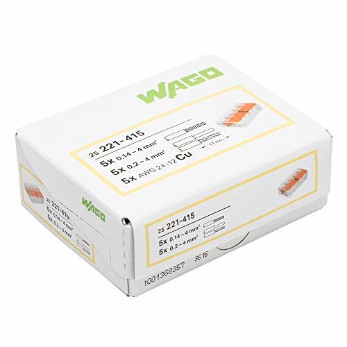 wago Japan WFR series one touch connector electric wire number 5ps.@25 piece insertion WFR-5