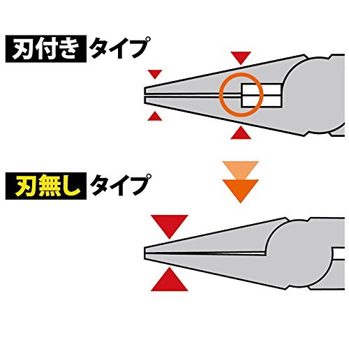 フジ矢(Fujiya) ピンセットプライヤー 150mm 303-150 ブルー_画像4