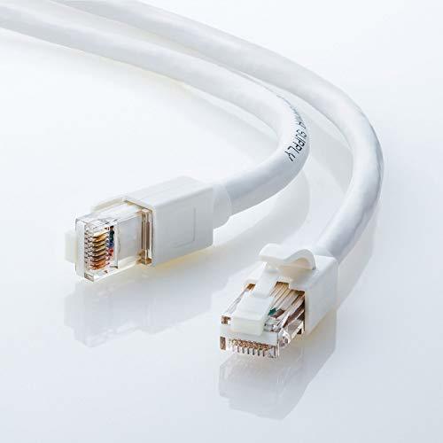 サンワサプライ CAT6A LANケーブル (10m) 10Gbps/500MHz RJ45 ツメ折れ防止 ホワイト KB-T6A_画像5