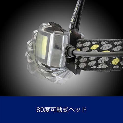 GENTOS(ジェントス) LED ヘッドライト USB充電式 【明るさ600ルーメン/実用点灯2.5時間/COB(発光面)LED_画像6