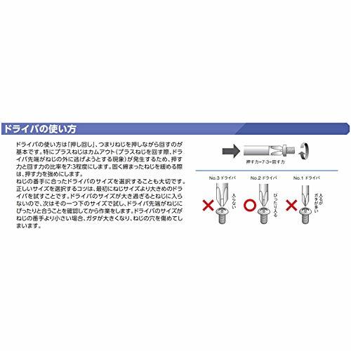 京都機械工具(KTC) ソフト細軸ドライバー クロス D7SP-110_画像5