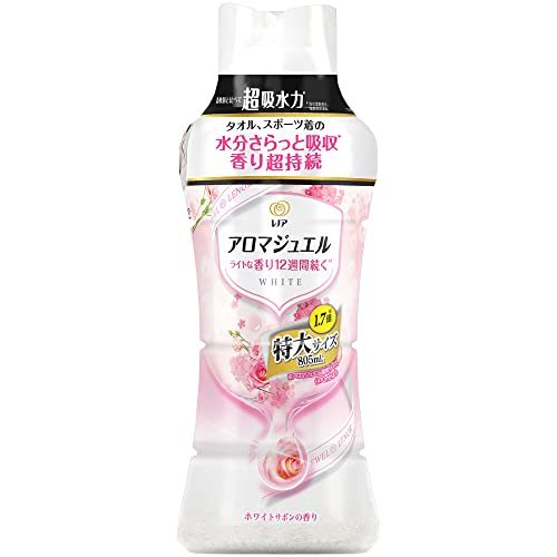 レノア アロマジュエル 香り付け専用ビーズ ホワイトサボン 本体 特大 805mL_画像1