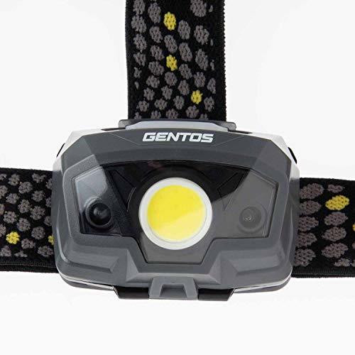 GENTOS(ジェントス) LED ヘッドライト 【明るさ360ルーメン/実用点灯3時間/非接触センサースイッチ】 単4形電池3本_画像3