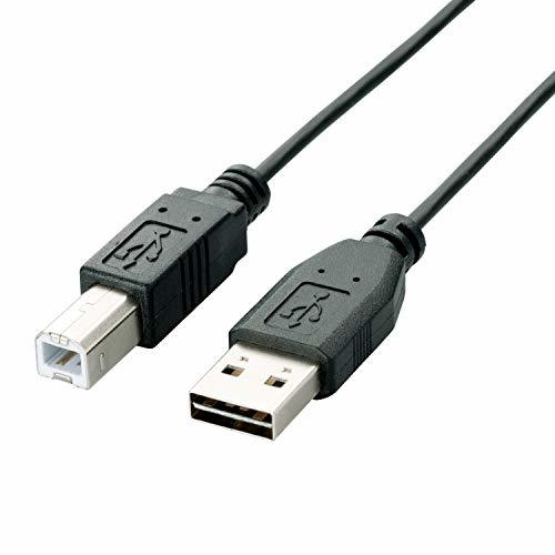 エレコム USBケーブル USB2.0 リバーシブルコネクタ A-Bタイプ 3m ブラック U2C-DB30BK_画像1