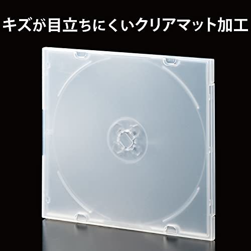 エレコム CD/DVDスリムPPケース/1枚収納/100パック/クリア_画像2