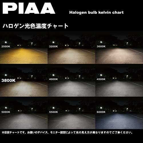 PIAA ヘッドライト・フォグランプ用 ハロゲン H1 3800K 車検対応 2個入 12V 55W ECE規格準拠 HS701_画像4