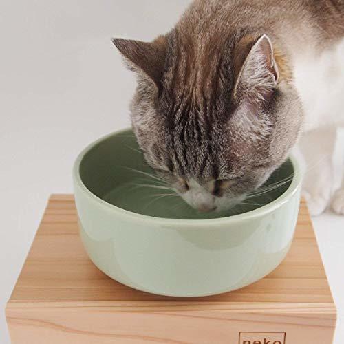 aukatz（オーカッツ）ヘルスウォーターボウルＭサイズ水飲み用の猫食器 犬 ペット陶器製食器のお椀 お皿_画像5