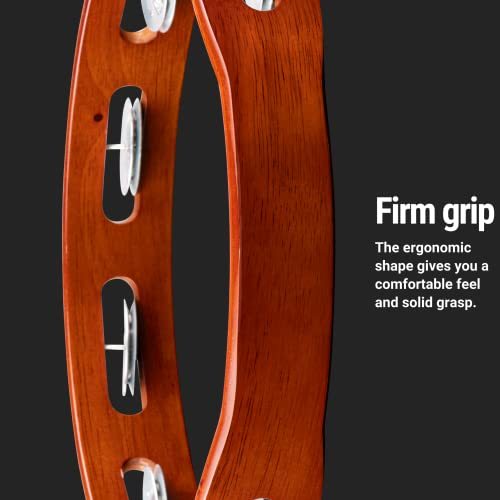 MEINL Percussion マイネル タンバリン Traditional Wood Tambourine Aluminum_画像4