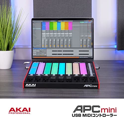 Akai Professional USB MIDIコントローラー 64個のRGBパッド MIDIミキサー Ableton Liv_画像7