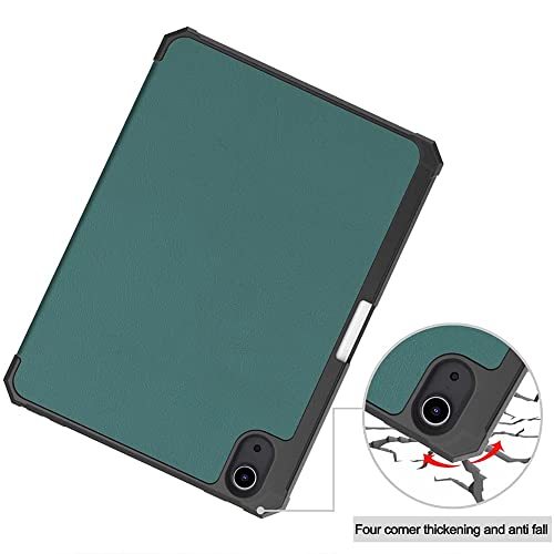 iPad mini6ケース8.3インチ2021，鉛筆ホルダー付き、柔軟なソフトTPU背面カバーと全身保護付きの、三つ折りスタンド、_画像4