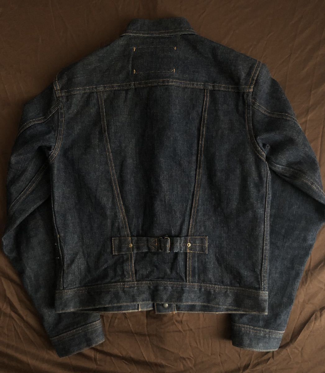 【傑作】美品 RRL COWBOY SELVEDGE DENIM JACKET ダブルアールエル カウボーイ デニムジャケット XS 激レア_画像6