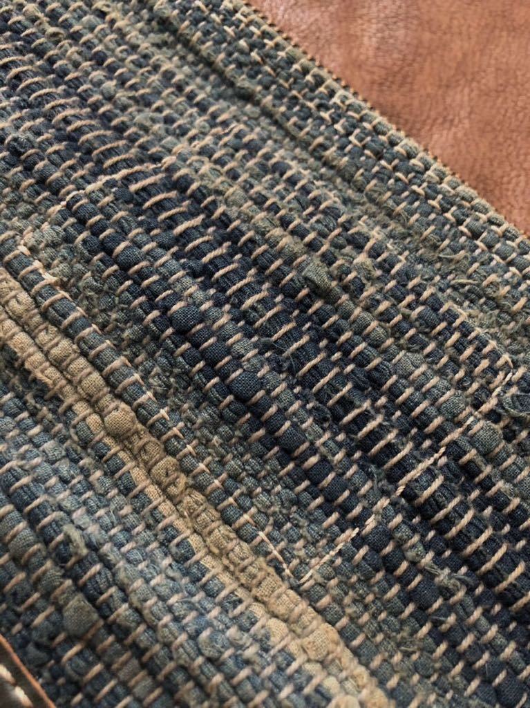 【傑作】極美品 RRL INDIGO DYED POUCH ダブルアールエル インディゴ 本藍染め 刺し子 ラグ クラッチバッグ ポーチ セカンドバッグ バッグ_画像2