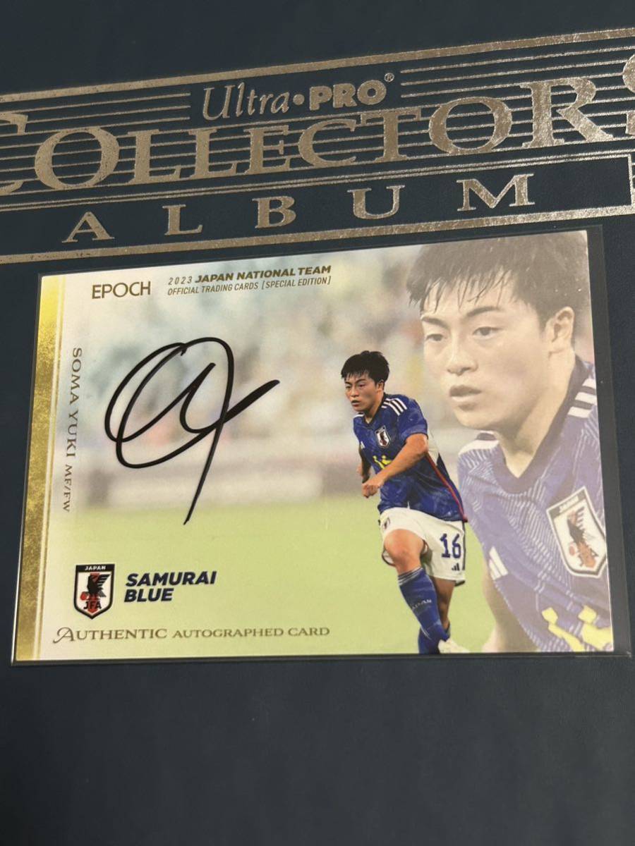 2023 EPOCH サッカー 日本代表SE 相馬勇紀 60枚限定 直筆サイン カード_画像1