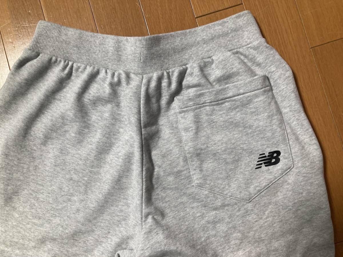 ★new balance ニューバランス NB テーパード スウェットパンツ L グレー スニーカーロゴ ニューバランスジャパン_画像7