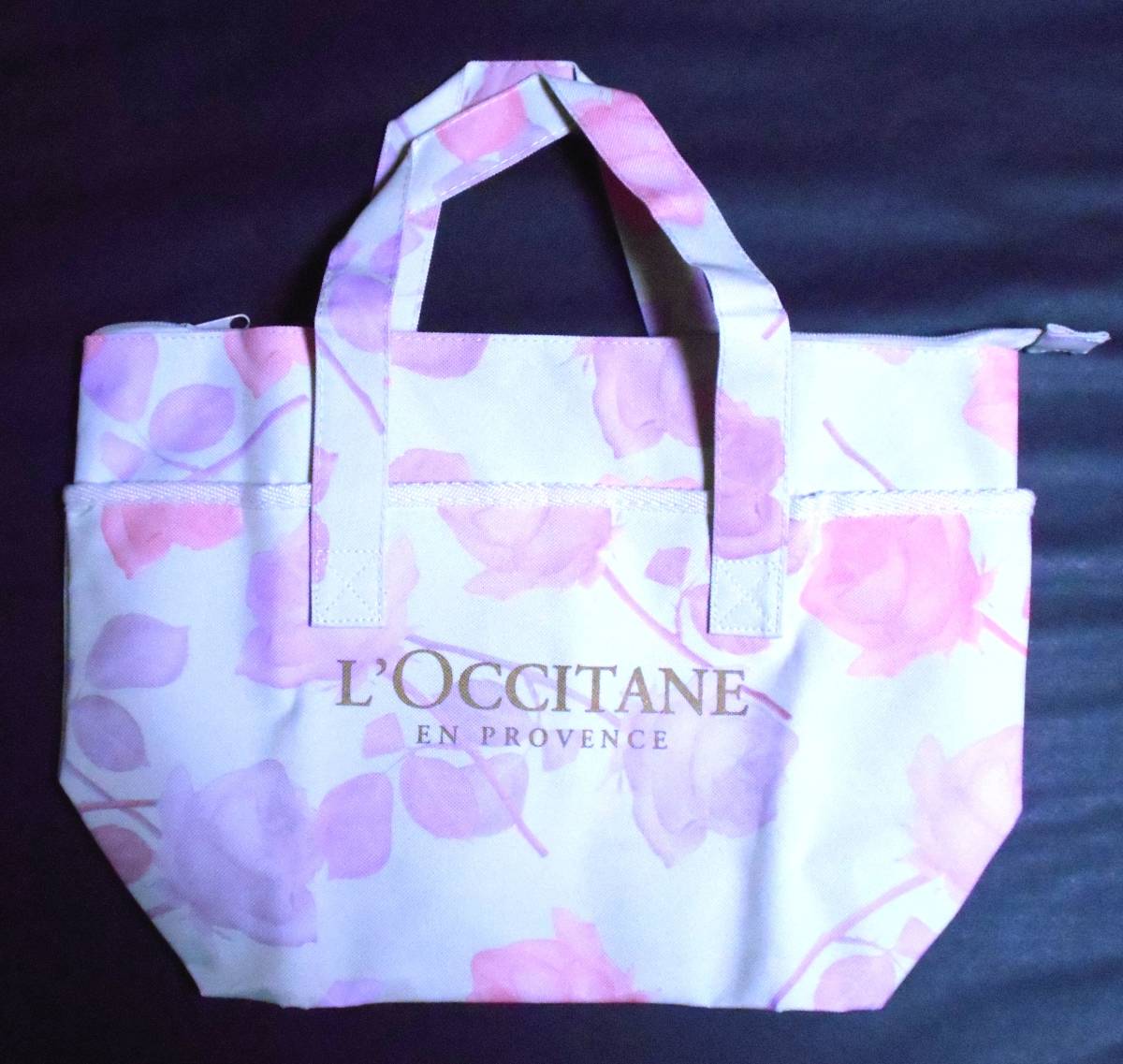 【新品!!】 L'OCCITANE ロクシタン ローズ柄 2WAY トート バッグ エコバッグ 花柄 In Red イン レッド 2011年 9月号 付録 非売品_画像4