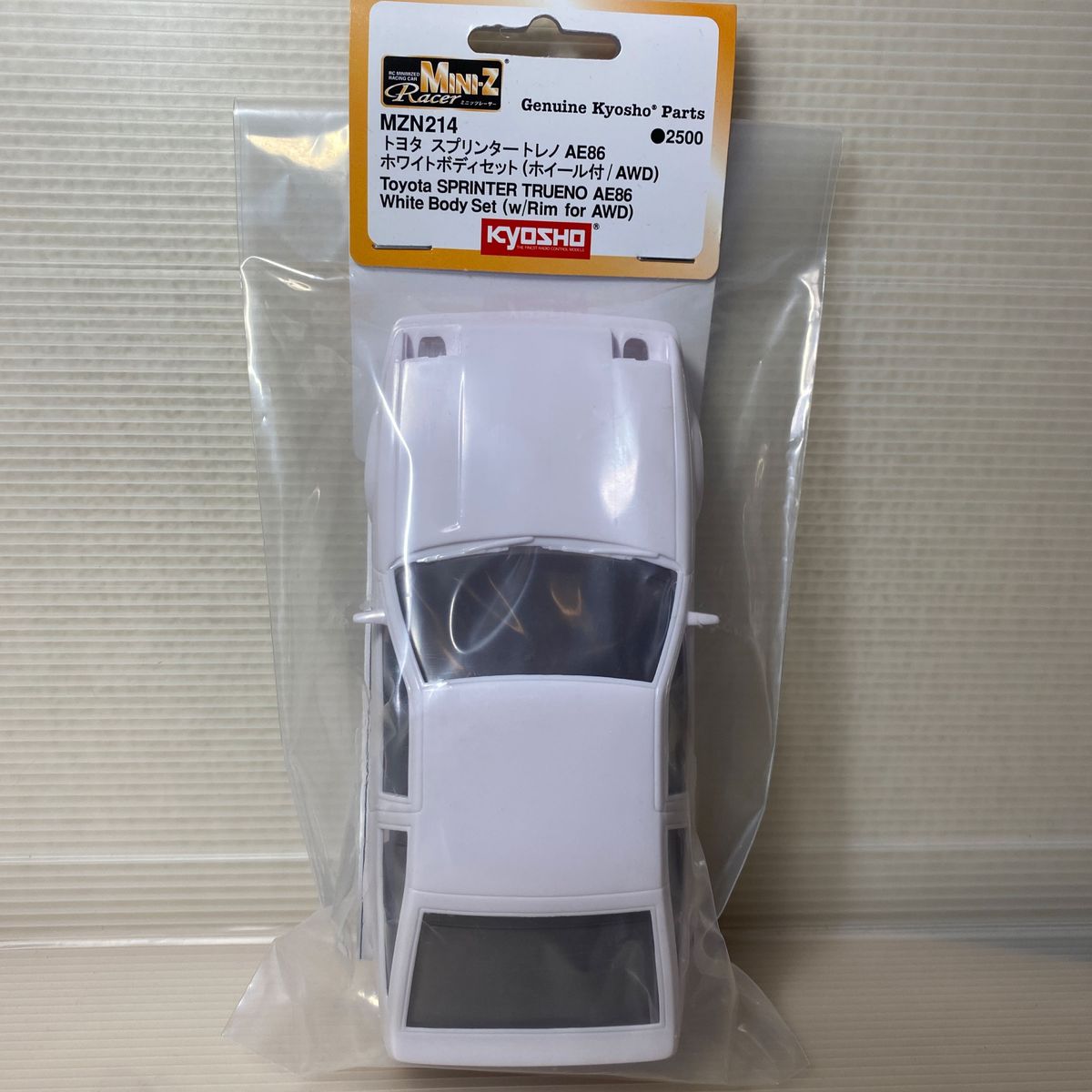 フルエアロ 京商ミニッツトヨタスプリンタートレノAE86ホワイト フルエアロ 京商ミニッツトヨタスプリンタートレノAE86ホワイト