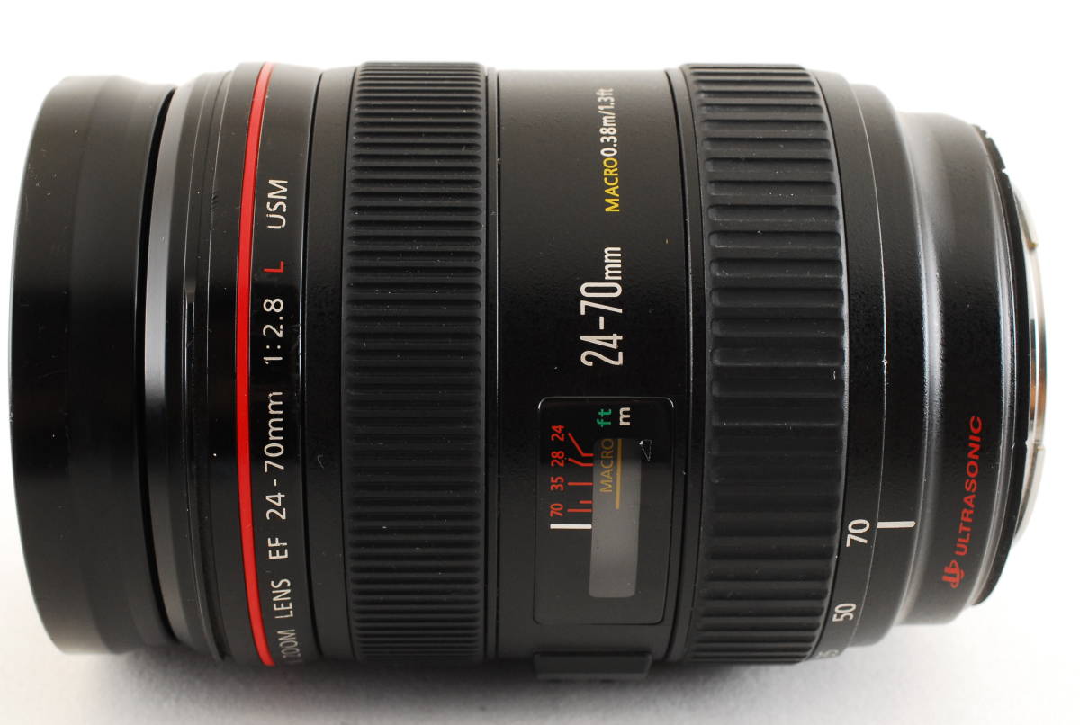 【極美品】Canon キャノン EF 24-70mm 1:2.8 L USM 清掃済 AF動作確認済 一眼レンズ_画像7