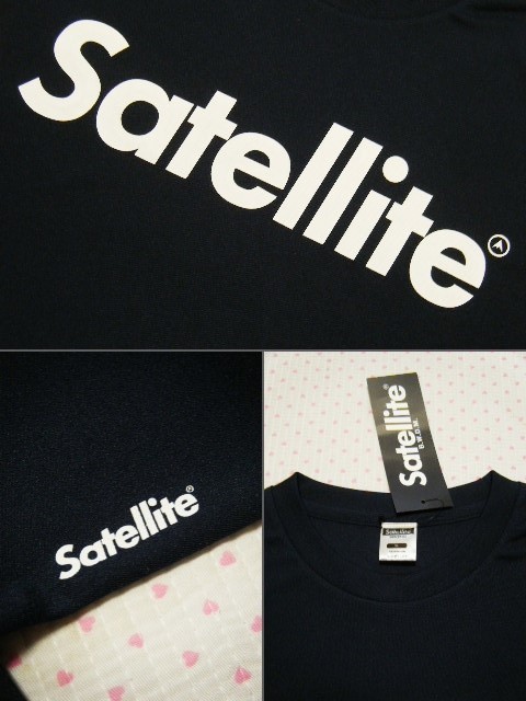  satellite Satellite B.W.D.M. badminton for high performance game shirt * print T-shirt navy blue series size XL. water speed ./ ventilation function regular price 5390 jpy 