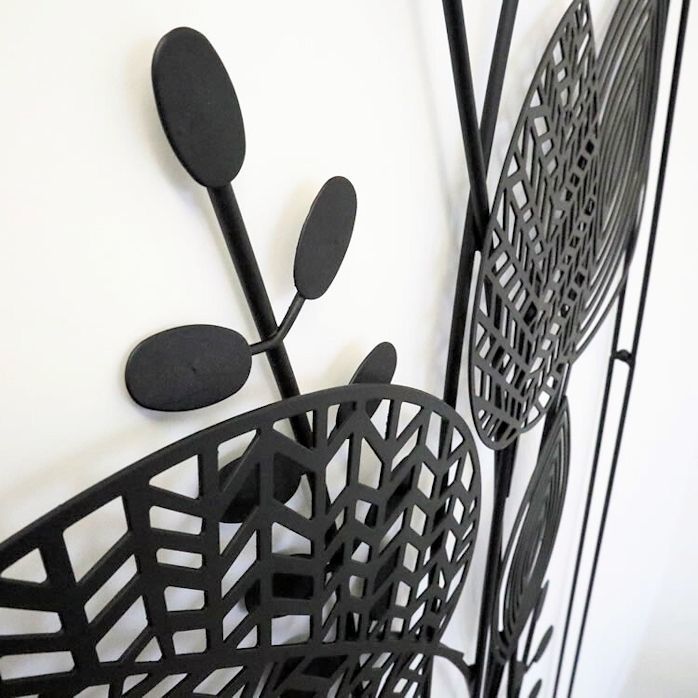  iron ornament wall art panel flower wall decoration wall deco wall art (23)