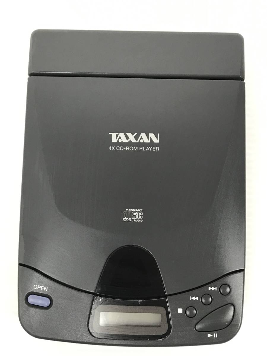 TAXAN CR-ROMプレイヤー ICD-400PN CD再生OK 動作品 外付け_画像1