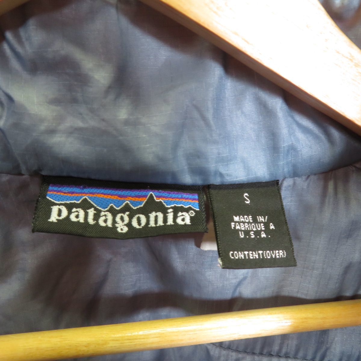 97 год производства patagonia USA производства пуховка мяч лучший манго sizeS/90s Patagonia Vintage б/у одежда 1205