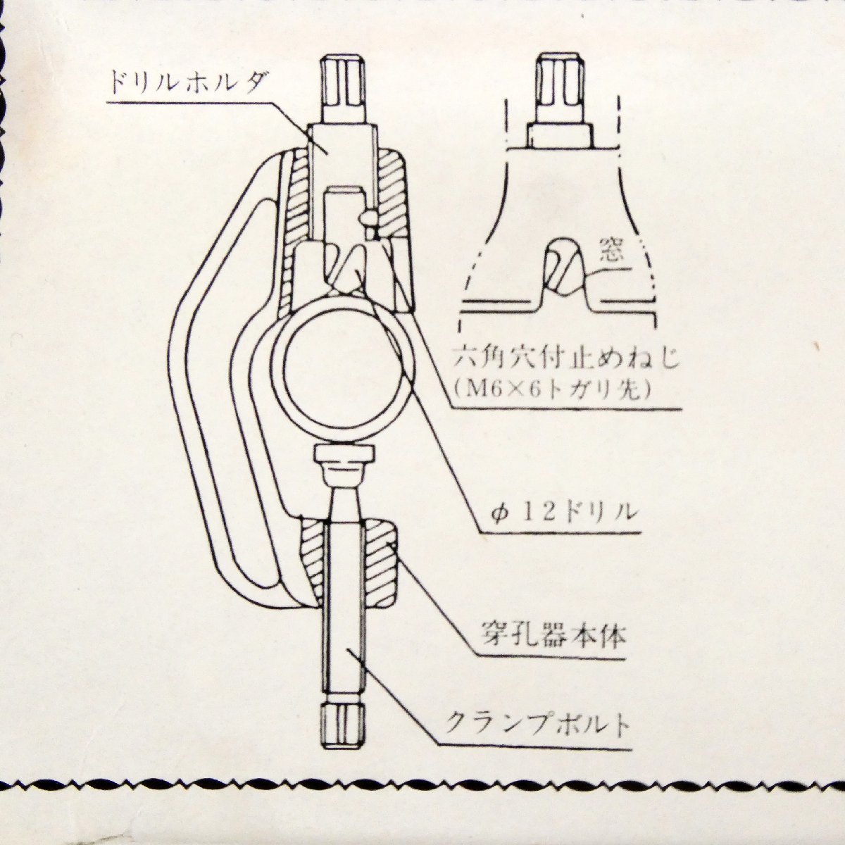 ○ 未使用？REX レッキス フレキ管用 パイプ穿孔器 20A/フレキストリッパ/モンキーレンチ？ほか 工具箱_画像4