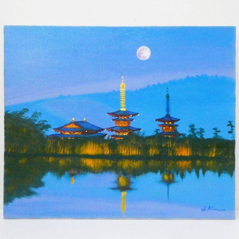 油絵 肉筆絵画 F8サイズ「SKY」 油絵肉筆絵画 F8サイズ「SKY」