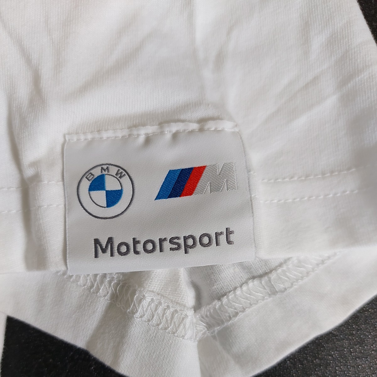 ◆新品未使用 BMW/BMW M PUMAモータースポーツ Tシャツ白 Mサイズ◆の画像3