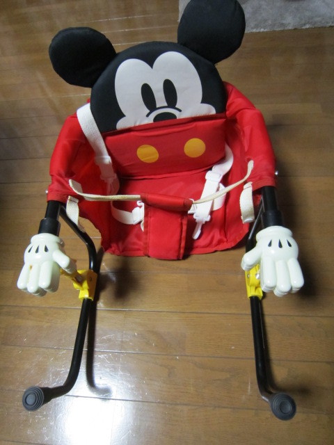 大人気 Mickey Mouse ミッキーマウス ディズニー ポータブル ベビーチェア テーブルチェア redの画像7