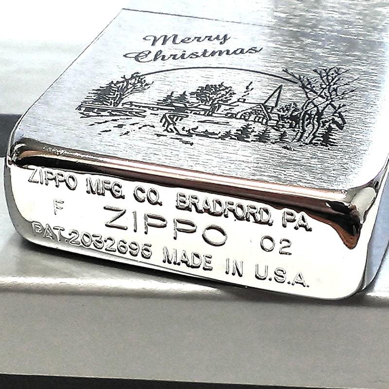 ZIPPO 1941 復刻レプリカ クリスマス ジッポ ライター 1点物 レア 2002年製 シルバー 絶版 ビンテージ X'mas 可愛い 未使用品 珍しい_画像3