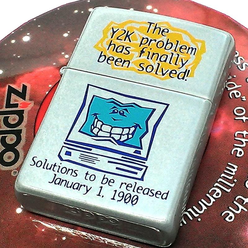 ZIPPO ライター ミレニアム カナダ製 1999年製 オンタリオ製 レア ジッポ 廃盤 おしゃれ ポップ 珍しい ヴィンテージ 未使用品 ビンテージ_画像1